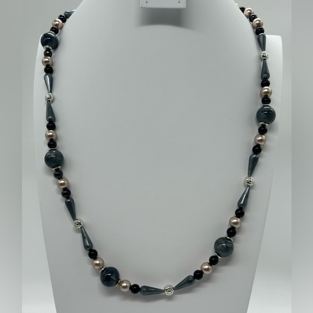 Vintage Joan Rivers Czech Republic Long Beaded Necklace NWOT